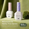 image:imageMelodySusie 2PCS Clear Blooming Gel and Top Coat Set for Nail Design Marble Watercolor UV Gel Nail Polish Spreading Effect Sheer Painting Gel Nail Art Supplies Nail Salon Manicure at Home for WomenLight PurpleK0802