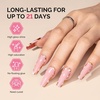 image:imageMelodySusie 2PCS Clear Blooming Gel and Top Coat Set for Nail Design Marble Watercolor UV Gel Nail Polish Spreading Effect Sheer Painting Gel Nail Art Supplies Nail Salon Manicure at Home for WomenCoral PinkB1603
