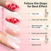 image:imageMelodySusie 2PCS Nail Dehydrator and Primer Professional Natural Hema Free and Acid Free PrimerDehydrator for Acrylic Powder and Gel Nail PolishFast Dry 15MLTop Coat Base Coat Blooming Gel Set