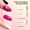 image:imageMelodySusie 2PCS Nail Dehydrator and Primer Professional Natural Hema Free and Acid Free PrimerDehydrator for Acrylic Powder and Gel Nail PolishFast Dry 15MLTop Coat Base Coat Cuticle Oil Set