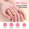 image:imageMelodySusie 2PCS Nail Dehydrator and Primer Professional Natural Hema Free and Acid Free PrimerDehydrator for Acrylic Powder and Gel Nail PolishFast Dry 15MLTop Coat Base Coat Builder Gel Set