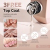 image:imageMelodySusie 2PCS Nail Dehydrator and Primer Professional Natural Hema Free and Acid Free PrimerDehydrator for Acrylic Powder and Gel Nail PolishFast Dry 15ML2 Top Coat