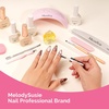 image:imageMelodySusie 2PCS Nail Dehydrator and Primer Professional Natural Hema Free and Acid Free PrimerDehydrator for Acrylic Powder and Gel Nail PolishFast Dry 15MLTop Coat Base Coat Builder Gel Set