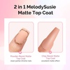 image:imageMelodySusie 2PCS Nail Foil Glue Gel and 2PCS Stamping Plates 15ML Soak Off LEDLUV Foil Transfer Adhesive for Nail Art Professional Strong Sticky Base for Nail Foils amp Stickersclear Top Coat