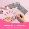 image:imageMelodySusie 2PCS Nail Foil Glue Gel and 2PCS Stamping Plates 15ML Soak Off LEDLUV Foil Transfer Adhesive for Nail Art Professional Strong Sticky Base for Nail Foils amp Stickersclear nail foil glue set