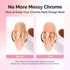 image:imageMelodySusie 2PCS Nail Foil Glue Gel and 2PCS Stamping Plates 15ML Soak Off LEDLUV Foil Transfer Adhesive for Nail Art Professional Strong Sticky Base for Nail Foils amp Stickersclear Top Coat