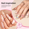 image:imageMelodySusie 2PCS Nail Foil Glue Gel and 2PCS Stamping Plates 15ML Soak Off LEDLUV Foil Transfer Adhesive for Nail Art Professional Strong Sticky Base for Nail Foils amp Stickersclear nail foil glue