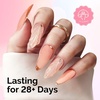image:imageMelodySusie 2PCS Nail Foil Glue Gel and 2PCS Stamping Plates 15ML Soak Off LEDLUV Foil Transfer Adhesive for Nail Art Professional Strong Sticky Base for Nail Foils amp Stickersclear Top Coat