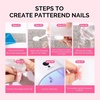 image:imageMelodySusie 2PCS Nail Foil Glue Gel and 2PCS Stamping Plates 15ML Soak Off LEDLUV Foil Transfer Adhesive for Nail Art Professional Strong Sticky Base for Nail Foils amp Stickersclear nail foil glue set