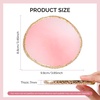 image:imageMelodySusie 2PCS Square Shape Resin Nail Art Palette Set with Stainless Steel Mixing Stick Professional Color Mixing Board for Gel Polish Acrylics Pigment Blending Salon and DIY Makeup ToolPink