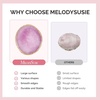 image:imageMelodySusie 2PCS Square Shape Resin Nail Art Palette Set with Stainless Steel Mixing Stick Professional Color Mixing Board for Gel Polish Acrylics Pigment Blending Salon and DIY Makeup ToolPurple