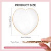 image:imageMelodySusie 2PCS Square Shape Resin Nail Art Palette Set with Stainless Steel Mixing Stick Professional Color Mixing Board for Gel Polish Acrylics Pigment Blending Salon and DIY Makeup ToolWhite