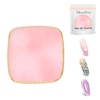 image:imageMelodySusie 2PCS Square Shape Resin Nail Art Palette Set with Stainless Steel Mixing Stick Professional Color Mixing Board for Gel Polish Acrylics Pigment Blending Salon and DIY Makeup ToolPink