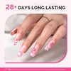 image:imageMelodySusie 2PCS Super Strong Nail Glue Semi Solid Nail Glue Press On Nails Quick Drying No UV Lamp Needed Long Lasting Nail Glues DIY Home Salon Manicure 15ml15ML