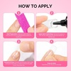 image:imageMelodySusie 2PCS Super Strong Nail Glue Semi Solid Nail Glue Press On Nails Quick Drying No UV Lamp Needed Long Lasting Nail Glues DIY Home Salon Manicure 15ml5ML6PCS