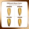 image:imageMelodySusie 2Pcs Chrome Nail Powder for Gel NailsMetallic Mirror Effect Pigment Stylish and Technological Fine Glitter for Home DIY Salon UseGold