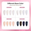 image:imageMelodySusie 2Pcs Chrome Nail Powder for Gel NailsMetallic Mirror Effect Pigment Stylish and Technological Fine Glitter for Home DIY Salon UseGold White Purple Blue