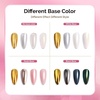 image:imageMelodySusie 2Pcs Chrome Nail Powder for Gel NailsMetallic Mirror Effect Pigment Stylish and Technological Fine Glitter for Home DIY Salon UseWhite Aurora Gold Silver