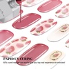 image:imageMelodySusie 30PCS Semi Cured Gel Nail Strips Classic White French Works with Nail Lamp Salon Quality Long Lasting Easy to Apply and Remove Includes 2 Prep Pads Nail File and Wooden StickPink Strawberry