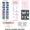 image:imageMelodySusie 30PCS Semi Cured Gel Nail Strips Classic White French Works with Nail Lamp Salon Quality Long Lasting Easy to Apply and Remove Includes 2 Prep Pads Nail File and Wooden StickMidnight Horoscope