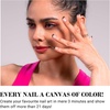 image:imageMelodySusie 30PCS Semi Cured Gel Nail Strips Classic White French Works with Nail Lamp Salon Quality Long Lasting Easy to Apply and Remove Includes 2 Prep Pads Nail File and Wooden StickBlack French Tip