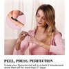 image:imageMelodySusie 30PCS Semi Cured Gel Nail Strips Classic White French Works with Nail Lamp Salon Quality Long Lasting Easy to Apply and Remove Includes 2 Prep Pads Nail File and Wooden StickPink Gradient French Tips