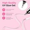 image:imageMelodySusie 3D Gel Nail Art Clear Sculpting Gel No Wipe Nail Art Gel for Molding Painting Chrome Powder amp Rhinestone Glue UVLED Cured 3D Nail Design 15g8ml2
