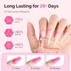 image:imageMelodySusie 3D Gel Nail Art Clear Sculpting Gel No Wipe Nail Art Gel for Molding Painting Chrome Powder amp Rhinestone Glue UVLED Cured 3D Nail Design 15g3d60g set