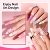 image:imageMelodySusie 3D Gel Nail Art Clear Sculpting Gel No Wipe Nail Art Gel for Molding Painting Chrome Powder amp Rhinestone Glue UVLED Cured 3D Nail Design 15g3d60g