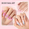 image:imageMelodySusie 3D Gel Nail Art Clear Sculpting Gel No Wipe Nail Art Gel for Molding Painting Chrome Powder amp Rhinestone Glue UVLED Cured 3D Nail Design 15g3d15g
