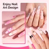 image:imageMelodySusie 3D Gel Nail Art Clear Sculpting Gel No Wipe Nail Art Gel for Molding Painting Chrome Powder amp Rhinestone Glue UVLED Cured 3D Nail Design 15g3d60g set