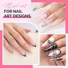 image:imageMelodySusie 3D Nail Charms and Gems 2 Acrylic Boxes Golden Silver Include Alloy Star Sun and Cross Nail Art Studs With Tweezer Tools for Y2K Manicure Nails Design Supplies DIY Crafts DecorationGold  Silver