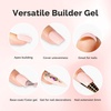 image:imageMelodySusie 3PCS 15ML Nude and Pink Base Colors Builder Gel Set for Nails Thickening Soak Off UV Extension Gel Rhinestone Glue in a Bottle for Nail Art Design Gift for Women DIY Manicure at HomeMilky Pink004