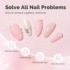 image:imageMelodySusie 3PCS 15ML Nude and Pink Base Colors Builder Gel Set for Nails Thickening Soak Off UV Extension Gel Rhinestone Glue in a Bottle for Nail Art Design Gift for Women DIY Manicure at HomeNude Pink104
