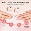 image:imageMelodySusie 3PCS 15ML Nude and Pink Base Colors Builder Gel Set for Nails Thickening Soak Off UV Extension Gel Rhinestone Glue in a Bottle for Nail Art Design Gift for Women DIY Manicure at HomeAClear Builder GelTopcoat