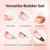 image:imageMelodySusie 3PCS 15ML Nude and Pink Base Colors Builder Gel Set for Nails Thickening Soak Off UV Extension Gel Rhinestone Glue in a Bottle for Nail Art Design Gift for Women DIY Manicure at Home18