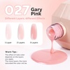 image:imageMelodySusie 3PCS 15ML Nude and Pink Base Colors Builder Gel Set for Nails Thickening Soak Off UV Extension Gel Rhinestone Glue in a Bottle for Nail Art Design Gift for Women DIY Manicure at HomeGary Pink027