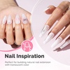 image:imageMelodySusie 3PCS 15ML Nude and Pink Base Colors Builder Gel Set for Nails Thickening Soak Off UV Extension Gel Rhinestone Glue in a Bottle for Nail Art Design Gift for Women DIY Manicure at HomeMilky White086