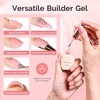 image:imageMelodySusie 3PCS 15ML Nude and Pink Base Colors Builder Gel Set for Nails Thickening Soak Off UV Extension Gel Rhinestone Glue in a Bottle for Nail Art Design Gift for Women DIY Manicure at HomeGray Pink0272