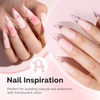 image:imageMelodySusie 3PCS 15ML Nude and Pink Base Colors Builder Gel Set for Nails Thickening Soak Off UV Extension Gel Rhinestone Glue in a Bottle for Nail Art Design Gift for Women DIY Manicure at HomeMilky Pink004