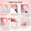 image:imageMelodySusie 3PCS 15ML Nude and Pink Base Colors Builder Gel Set for Nails Thickening Soak Off UV Extension Gel Rhinestone Glue in a Bottle for Nail Art Design Gift for Women DIY Manicure at HomeNude 0182