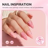image:imageMelodySusie 3PCS 15ML Nude and Pink Base Colors Builder Gel Set for Nails Thickening Soak Off UV Extension Gel Rhinestone Glue in a Bottle for Nail Art Design Gift for Women DIY Manicure at HomeBlush Pink Builder Gel Set