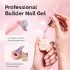 image:imageMelodySusie 3PCS 15ML Nude and Pink Base Colors Builder Gel Set for Nails Thickening Soak Off UV Extension Gel Rhinestone Glue in a Bottle for Nail Art Design Gift for Women DIY Manicure at HomeNude Pink104