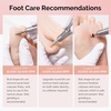 image:imageMelodySusie 3Pcs 8mm Diamond Pedicure Cone Drill Bits Set for Cracked Skin Corns Callus Removal Feet Filing Nails For Manicure and PedicureSilver