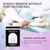image:imageMelodySusie 3Pcs Cuticle Cleaner Nail Drill Bits Set with Nail Drill Bits Holder 25 Holes Case
