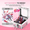 image:imageMelodySusie 3Pcs Nail Drill Bits Set with Nail Drill Bits Holder 25 Holes Case