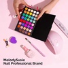 image:imageMelodySusie 40 Colors Nail Powder Pigment Kit  Long Lasting for Easy Gradient Ombre Nail ArtProfessional DIY Manicure Supplies for Beginners Home Salon Use40 Color