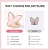 image:imageMelodySusie 4PCS Adjustable Resin Nail Art Palette Finger Rings Set Mini Polish Mixing Holder for Gel Acrylics and Pigments NonSlip Design Professional Salon and DIY Artist Essential Tool B SetMulticolor