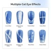 image:imageMelodySusie 5 in 1 Nail Magnet Multifunctional Cat Eye Gel Nail Polish Magnet for Nail Art Strong Magnetic Nail Polish Magnets Nail Design Tools BlackBlack