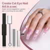 image:imageMelodySusie 5 in 1 Nail Magnet Multifunctional Cat Eye Gel Nail Polish Magnet for Nail Art Strong Magnetic Nail Polish Magnets Nail Design Tools Black11PCS